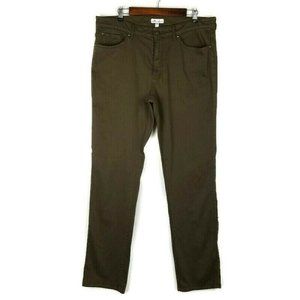 Peter Millar Mens Size 36 x 34 Brown Soft Mid Rise Straight Leg Jeans Stretch
